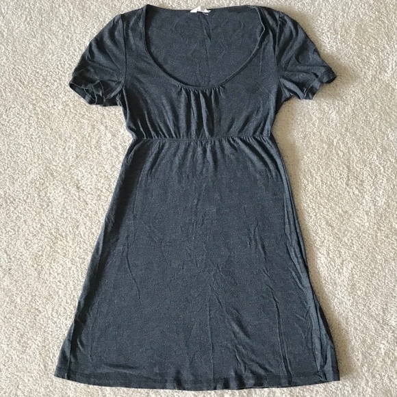 Forever 21 Dresses & Skirts - Heritage 1981 Dark Heather Gray Empire Waist Dress